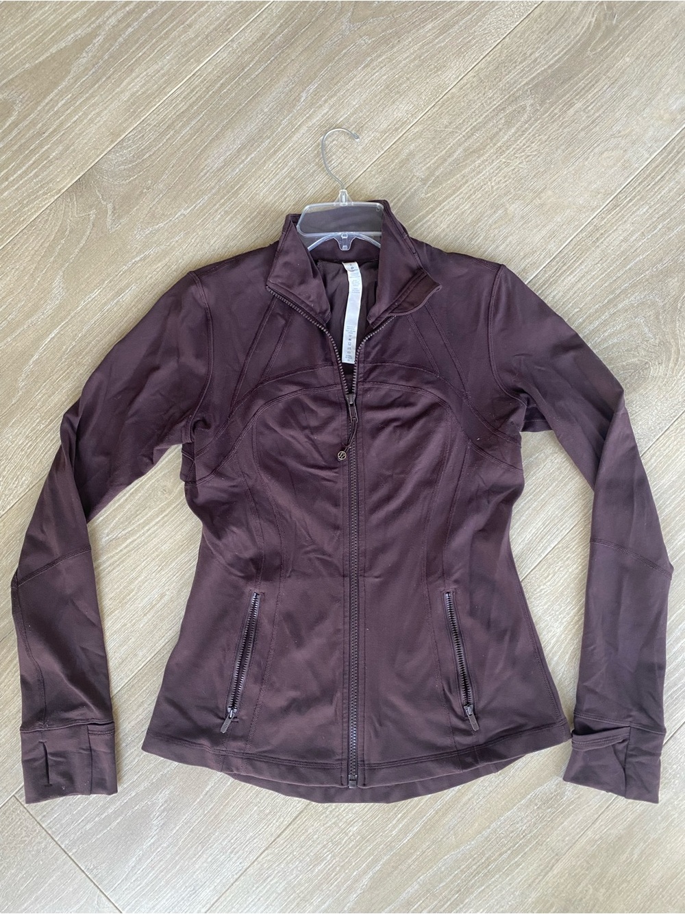 lululemon Full Freedom Jacket Deep Plum Nulu Size 8